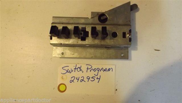 KITCHEN AID DISHWASHER 242954 Switch - Program USED PART KITCHEN AID DISHWASHER 242954 Switch - Program USED PART
